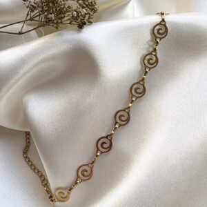 734-Mon-Couleur-sieraden-by-Alinde_armband-RVS-goud-rond-golf